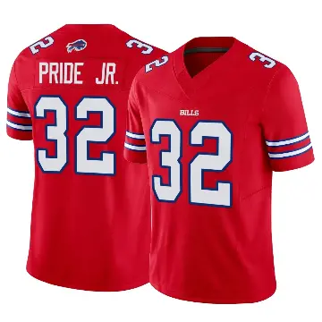 ＃32 Youth Toriano Pride Jr. Red Limited Buffalo Bills Vapor F.U.S.E. Jersey