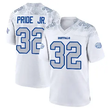 ＃32 Youth Toriano Pride Jr. White Game Buffalo Bills 2025 Rivalries Collection Jersey