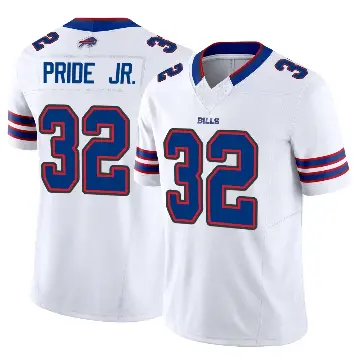 ＃32 Youth Toriano Pride Jr. White Limited Buffalo Bills Vapor F.U.S.E. Jersey