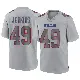 ＃49 Men's Keonta Jenkins Gray Game Buffalo Bills Atmosphere Fashion Jersey