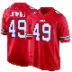 ＃49 Men's Keonta Jenkins Red Game Buffalo Bills Alternate Jersey