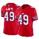 ＃49 Men's Keonta Jenkins Red Limited Buffalo Bills Vapor F.U.S.E. Jersey