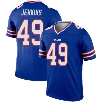 ＃49 Men's Keonta Jenkins Royal Legend Buffalo Bills Jersey