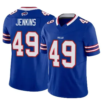 ＃49 Men's Keonta Jenkins Royal Limited Buffalo Bills Vapor F.U.S.E. Jersey
