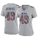 ＃49 Women's Keonta Jenkins Gray Game Buffalo Bills Atmosphere Fashion Jersey