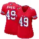 ＃49 Women's Keonta Jenkins Red Game Buffalo Bills Alternate Jersey