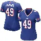 ＃49 Women's Keonta Jenkins Royal Blue Game Buffalo Bills Team Color Jersey