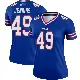＃49 Women's Keonta Jenkins Royal Legend Buffalo Bills Jersey