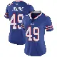 ＃49 Women's Keonta Jenkins Royal Limited Buffalo Bills Team Color Vapor Untouchable Jersey