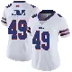 ＃49 Women's Keonta Jenkins White Limited Buffalo Bills Color Rush Vapor Untouchable Jersey