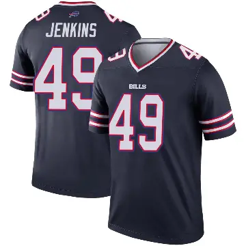 ＃49 Youth Keonta Jenkins Navy Legend Buffalo Bills Inverted Jersey