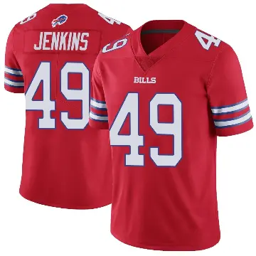 ＃49 Youth Keonta Jenkins Red Limited Buffalo Bills Color Rush Vapor Untouchable Jersey
