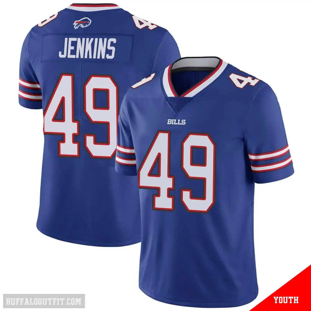 ＃49 Youth Keonta Jenkins Royal Limited Buffalo Bills Team Color Vapor Untouchable Jersey
