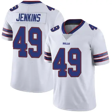 ＃49 Youth Keonta Jenkins White Limited Buffalo Bills Color Rush Vapor Untouchable Jersey