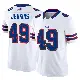 ＃49 Youth Keonta Jenkins White Limited Buffalo Bills Vapor F.U.S.E. Jersey