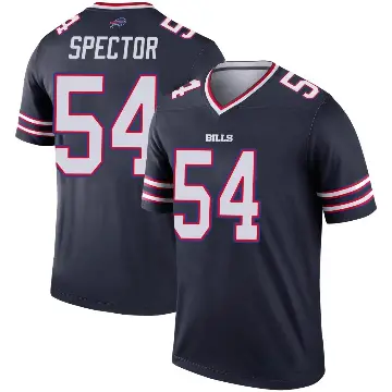 ＃54 Men's Baylon Spector Navy Legend Buffalo Bills Inverted Jersey
