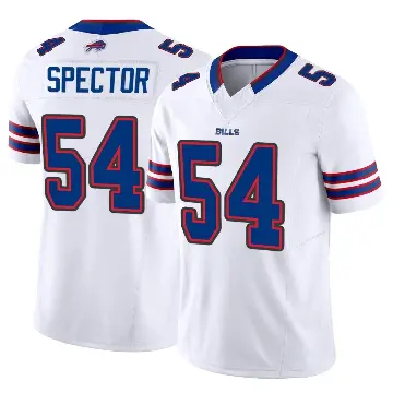 ＃54 Men's Baylon Spector White Limited Buffalo Bills Vapor F.U.S.E. Jersey