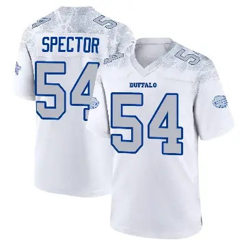 ＃54 Youth Baylon Spector White Game Buffalo Bills 2025 Rivalries Collection Jersey