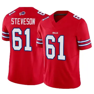 ＃61 Men's Gable Steveson Red Limited Buffalo Bills Vapor F.U.S.E. Jersey