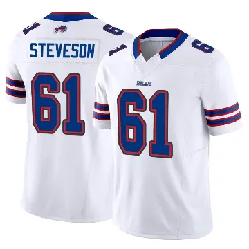 ＃61 Men's Gable Steveson White Limited Buffalo Bills Vapor F.U.S.E. Jersey