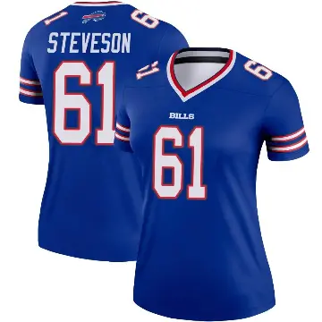 ＃61 Women's Gable Steveson Royal Legend Buffalo Bills Jersey