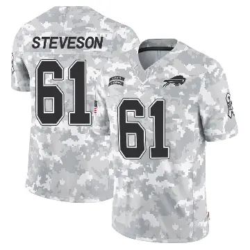 ＃61 Youth Gable Steveson Arctic Camo Limited Buffalo Bills 2024 Salute to Service Jersey