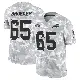 ＃65 Men's Nick Broeker Arctic Camo Limited Buffalo Bills 2024 Salute to Service Jersey