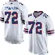 ＃72 Men's Devin Brandt-Epps White Game Buffalo Bills Jersey