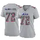 ＃72 Women's Devin Brandt-Epps Gray Game Buffalo Bills Atmosphere Fashion Jersey