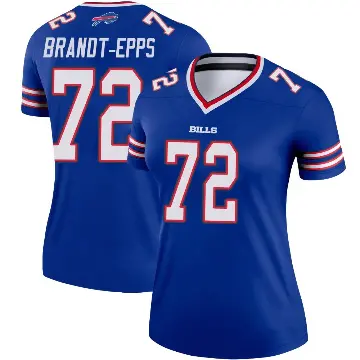 ＃72 Women's Devin Brandt-Epps Royal Legend Buffalo Bills Jersey