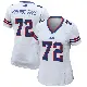 ＃72 Women's Devin Brandt-Epps White Game Buffalo Bills Jersey