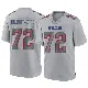 ＃72 Youth Devin Brandt-Epps Gray Game Buffalo Bills Atmosphere Fashion Jersey