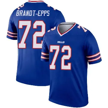 ＃72 Youth Devin Brandt-Epps Royal Legend Buffalo Bills Jersey