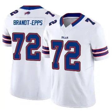 ＃72 Youth Devin Brandt-Epps White Limited Buffalo Bills Vapor F.U.S.E. Jersey