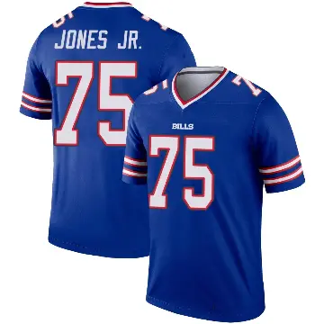 ＃75 Men's Andre Jones Jr. Royal Legend Buffalo Bills Jersey