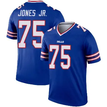 ＃75 Youth Andre Jones Jr. Royal Legend Buffalo Bills Jersey