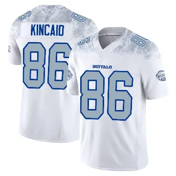 ＃86 Men's Dalton Kincaid White Limited Buffalo Bills 2025 Rivalries Collection Jersey