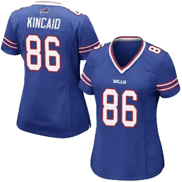 ＃86 Women's Dalton Kincaid Royal Blue Game Buffalo Bills Team Color Jersey