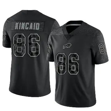 ＃86 Youth Dalton Kincaid Black Limited Buffalo Bills Reflective Jersey