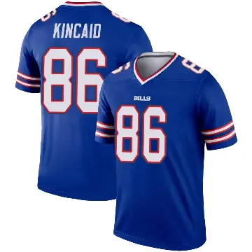 ＃86 Youth Dalton Kincaid Royal Legend Buffalo Bills Jersey