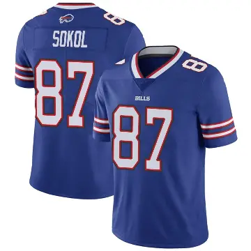 ＃87 Men's Matt Sokol Royal Limited Buffalo Bills Team Color Vapor Untouchable Jersey