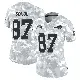 ＃87 Women's Matt Sokol Arctic Camo Limited Buffalo Bills 2024 Salute to Service Jersey