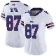 ＃87 Women's Matt Sokol White Limited Buffalo Bills Color Rush Vapor Untouchable Jersey