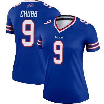 ＃9 Women's Bradley Chubb Royal Legend Buffalo Bills Jersey