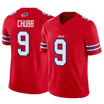 ＃9 Youth Bradley Chubb Red Limited Buffalo Bills Vapor F.U.S.E. Jersey