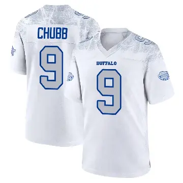 ＃9 Youth Bradley Chubb White Game Buffalo Bills 2025 Rivalries Collection Jersey