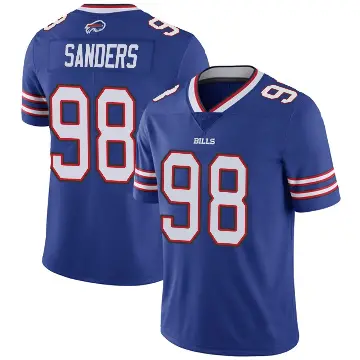 ＃98 Men's T.J. Sanders Royal Limited Buffalo Bills Team Color Vapor Untouchable Jersey