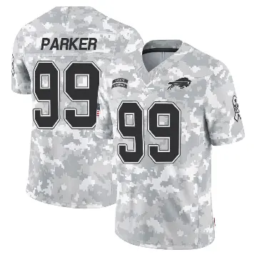 ＃99 Men's T.J. Parker Arctic Camo Limited Buffalo Bills 2024 Salute to Service Jersey