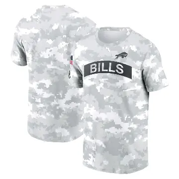 Men's White Buffalo Bills 2024 Salute To Service Big & Tall Performance T-Shirt