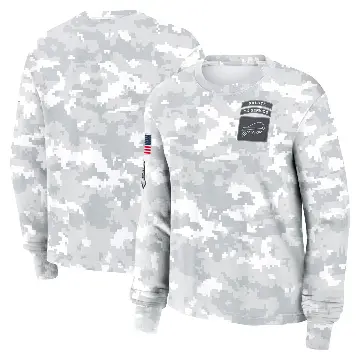 Women's Arctic Camo Buffalo Bills 2024 Salute To Service Long Sleeve T-Shirt